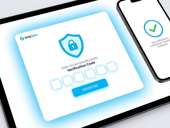 OnlySpin güvenli giriş ve iki adımlı doğrulama ekranı