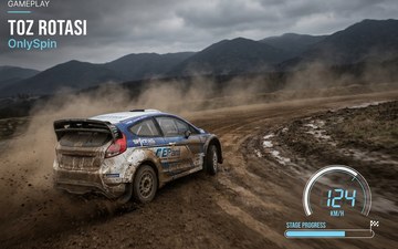 Toz Rotası arazi ve çamur odaklı ralli oyunu ekran görüntüsü